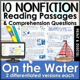 Ocean - On the Water Nonfiction Reading Comprehension Pass