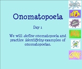 Onamatopoeia Day 1