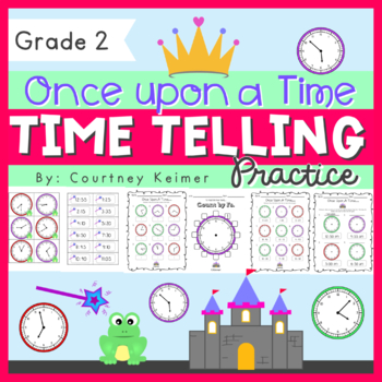 Preview of Once Upon A Time... Telling Time to Nearest 5 Minute Using AM & PM