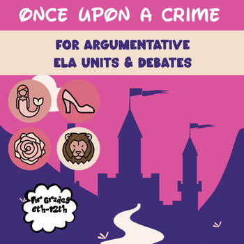 Preview of Once Upon a Crime - ELA Debate Argument Unit