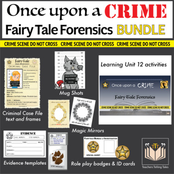 Preview of Once Upon a Crime Fairytale Forensics Bundle