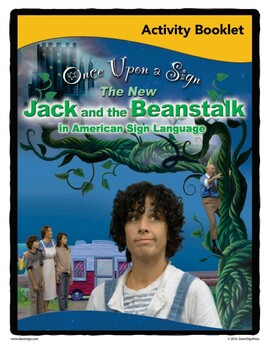 Preview of Once Upon a Sign Activity Booklet: Jack and the Beanstalk (Video in ASL)