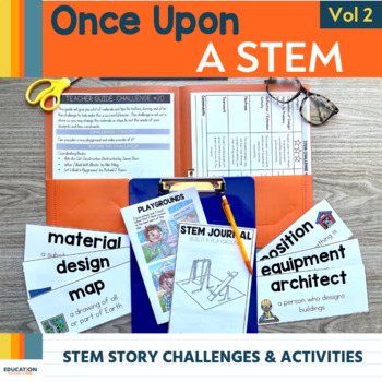 Preview of 10 STEM Story Challenges | Spring STEM Integrated with Reading Ready-to-Use V2