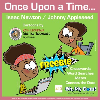 Preview of Once Upon a Time... 2 History Figures: Activities Oh my Dots / Freebie