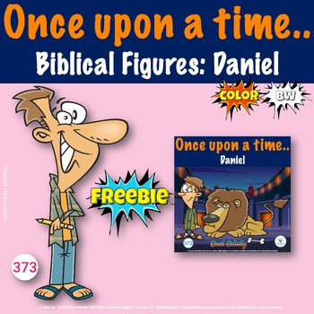 Preview of Once Upon a Time...Biblical Figure: Daniel. FREEBIE. Color /BW ver.