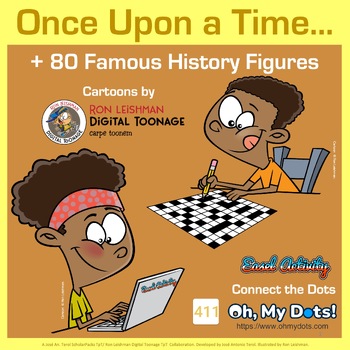 Preview of Once Upon a Time... History Figures. Connect the Dots / Oh my Dots.