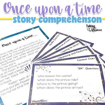 Preview of Fairy Tales Themed Story Comprehension Language Comprehension
