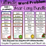 One AND Two Step Word Problems DOUBLE BUNDLE All Operation