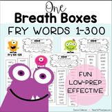 One Breath Boxes - Fry Words 1-300