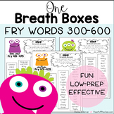 One Breath Boxes - Fry Words 300-600