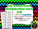 One Breath Boxes Multiplication Facts 0-10