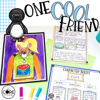 Preview of One Cool Friend Read Aloud - Penguin Activities - Reading Comprehension