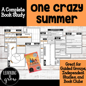 Preview of One Crazy Summer - Book Study