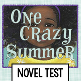 One Crazy Summer Novel Study Book Test