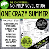One Crazy Summer Novel Study { Print & Digital }
