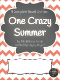 One Crazy Summer Novel Unit