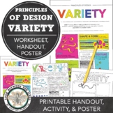 Variety: Principles of Design Middle or High School Single