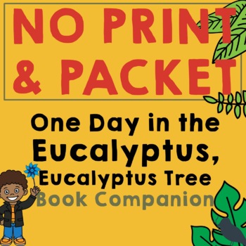 Preview of One Day in the Eucalyptus Tree Book Companion Boom™ Cards & Printable Activities