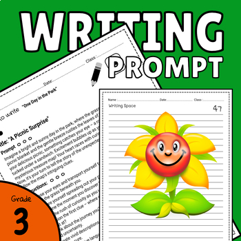 One Day in the Park: 3rd Grade Narrative Writing Prompts by BIG SmartStudy