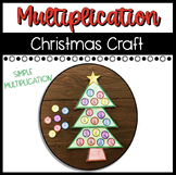 One Digit Multiplication Christmas Craft
