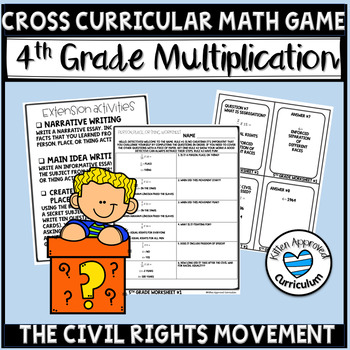 One Digit Multiplication Task Card Games for Review | TpT