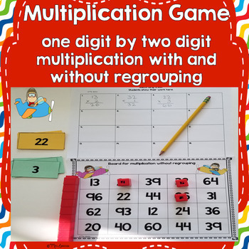 Preview of One-Digit by Two-Digit Multiplication Games