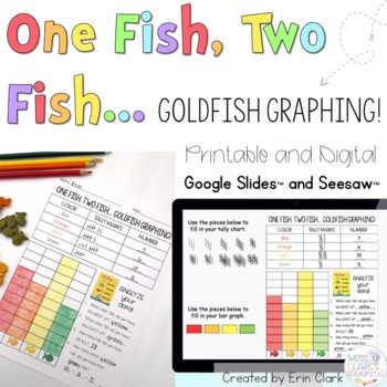 Preview of One Fish, Two Fish GOLDFISH GRAPHING! | Printable and Digital