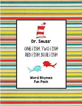 One Fish, Two Fish - Word Rhyme Pack