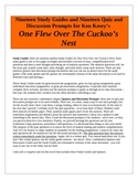 One Flew Over The Cuckoo's Nest, Chapter Quizzes & Study Guides