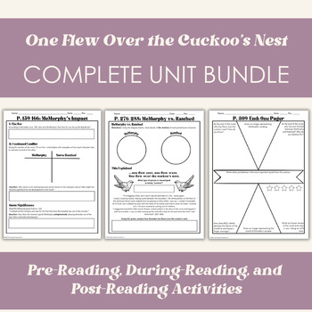 Preview of COMPLETE UNIT | One Flew Over the Cuckoo's Nest | Daily Engaging Activities