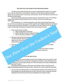 Preview of One Flew Over the Cuckoo's Nest Historical Background Research
