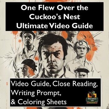 Preview of One Flew Over the Cuckoo's Nest Movie Guide: Worksheets, Reading, & More!