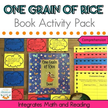 Preview of One Grain of Rice Book Activity Pack