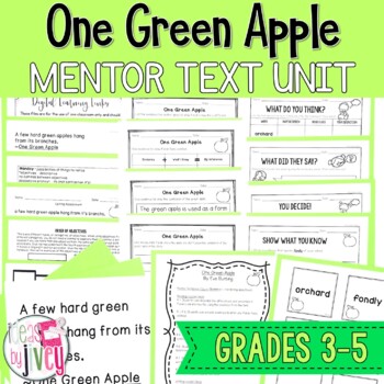 Preview of One Green Apple Mentor Text Digital & Print Unit