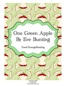 Preview of One Green Apple by Eve Bunting