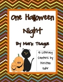 One Halloween Night by Mark Teague (5 Literacy Centers)