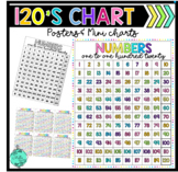 One Hundred Twenty Chart Printable Posters and Mini Charts