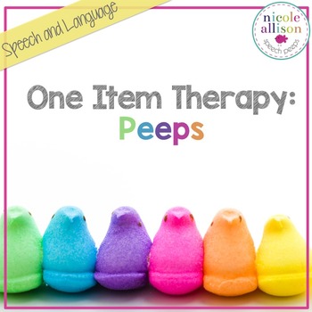 Preview of One Item Therapy {Candy Peeps}