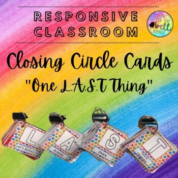 Preview of Responsive Classroom: Closing Circle Cards