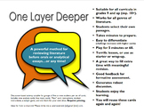 One Layer Deeper revision activity and game for literary analysis