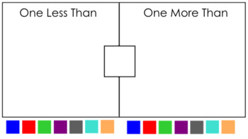 Preview of Interactive Moving Pieces- One Less Than One More/Greater Than