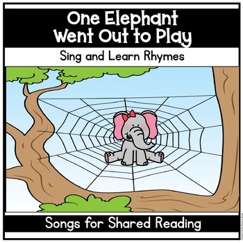 Preview of One Elephant Counting Song, Digital Nursery Rhymes, Finger Plays, Shared Reading
