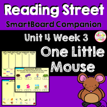 Preview of One Little Mouse SmartBoard Companion Kindergarten
