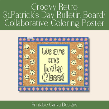 Preview of One Lucky Class Collaborative Poster & Bulletin Board (March & St.Patrick's Day)