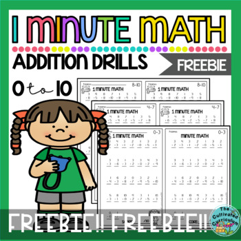 Teacher Made Math Center Learning Resource Game Basic Addition Facts 0-10 