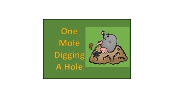 Preview of One Mole Digging A Hole Resources