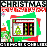 One More One Less Christmas Digital Math Game