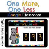 One More, One Less | Digital Google Classroom Math Activit