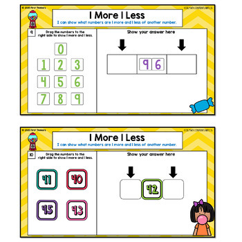 One More One Less Distance Learning Google Slides Seesaw Math Game