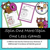 One More/One Less Spinner Games